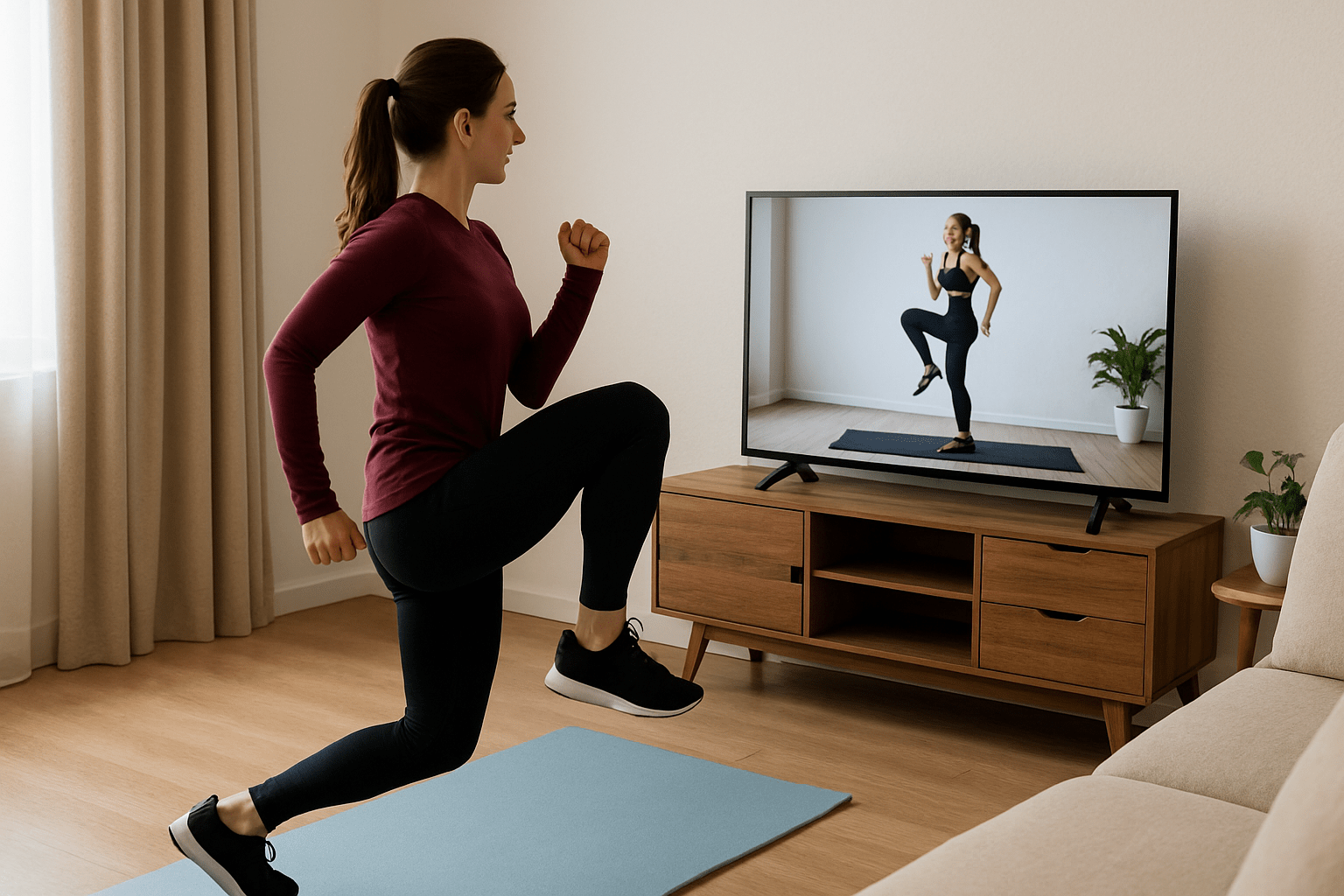 انواع ورزش ها در خانه