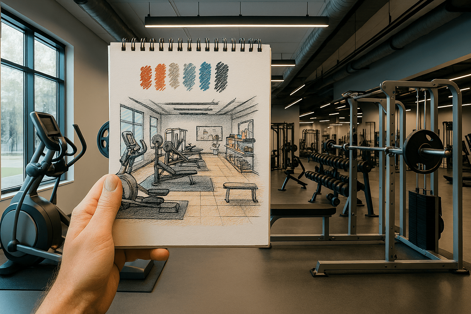 تجهیز سالن ورزشی