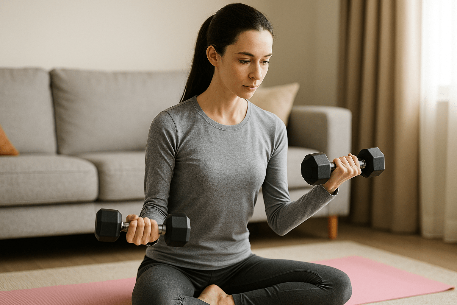 ورزش برای افزایش وزن بانوان در خانه