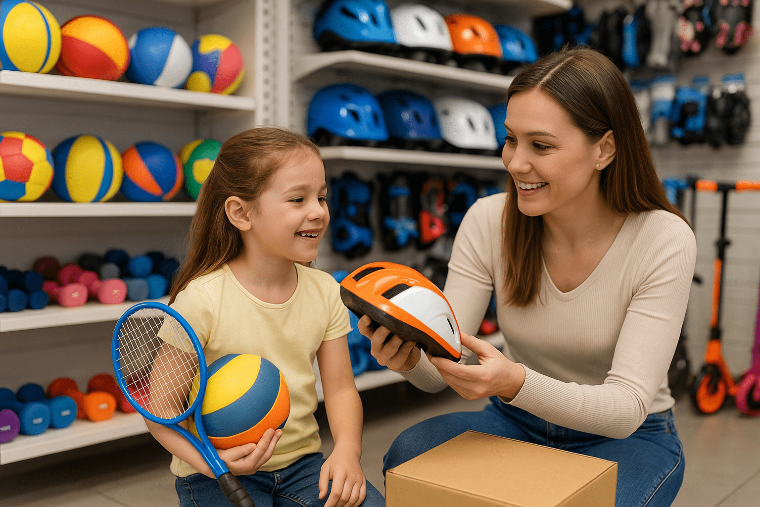 خرید لوازم ورزشی کودک