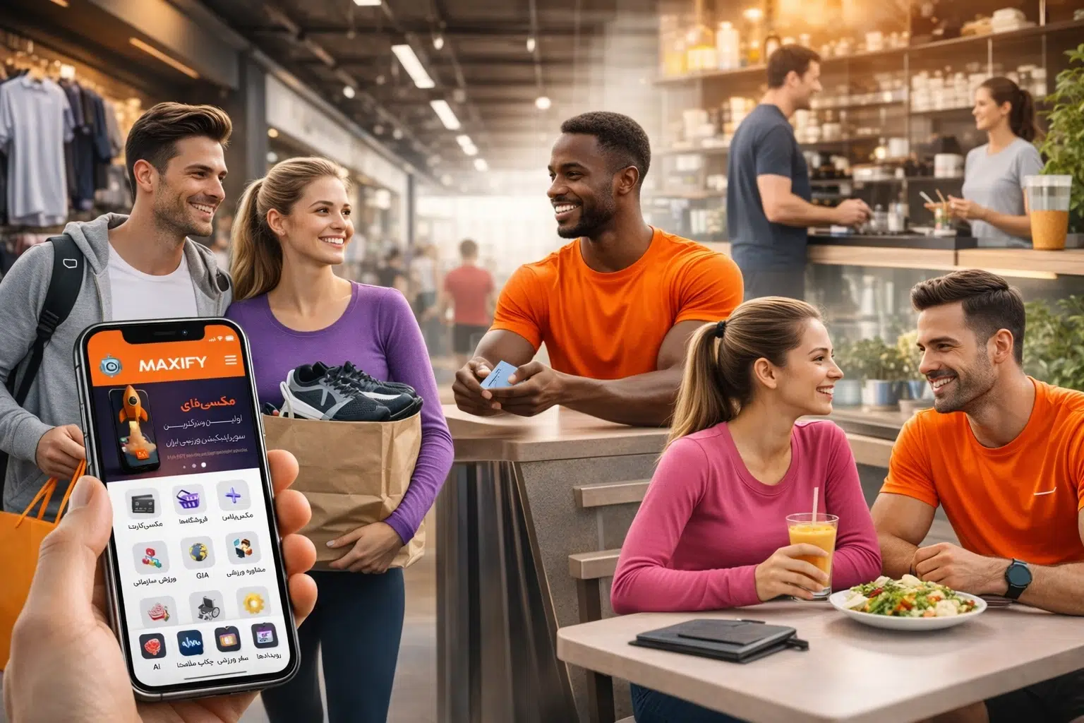 سوپراپلیکیشن ورزشی مکسی‌فای